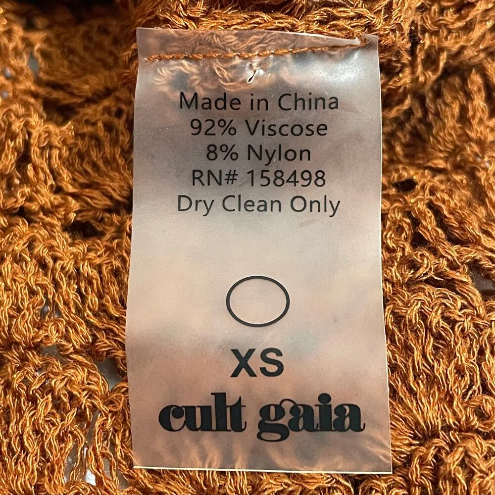 Cult Gaia Demi Knit Dress - Spice - XS - Image 9