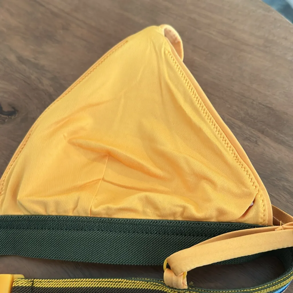 Faherty Sia Top Golden Glow padded‎ Bikini Top M - Image 7