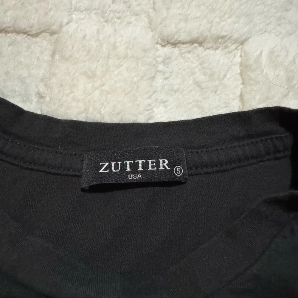 Zutter Black Gray Nashville Music City Soft Long Sleeve Shirt 100% Cotton, Small - Image 3