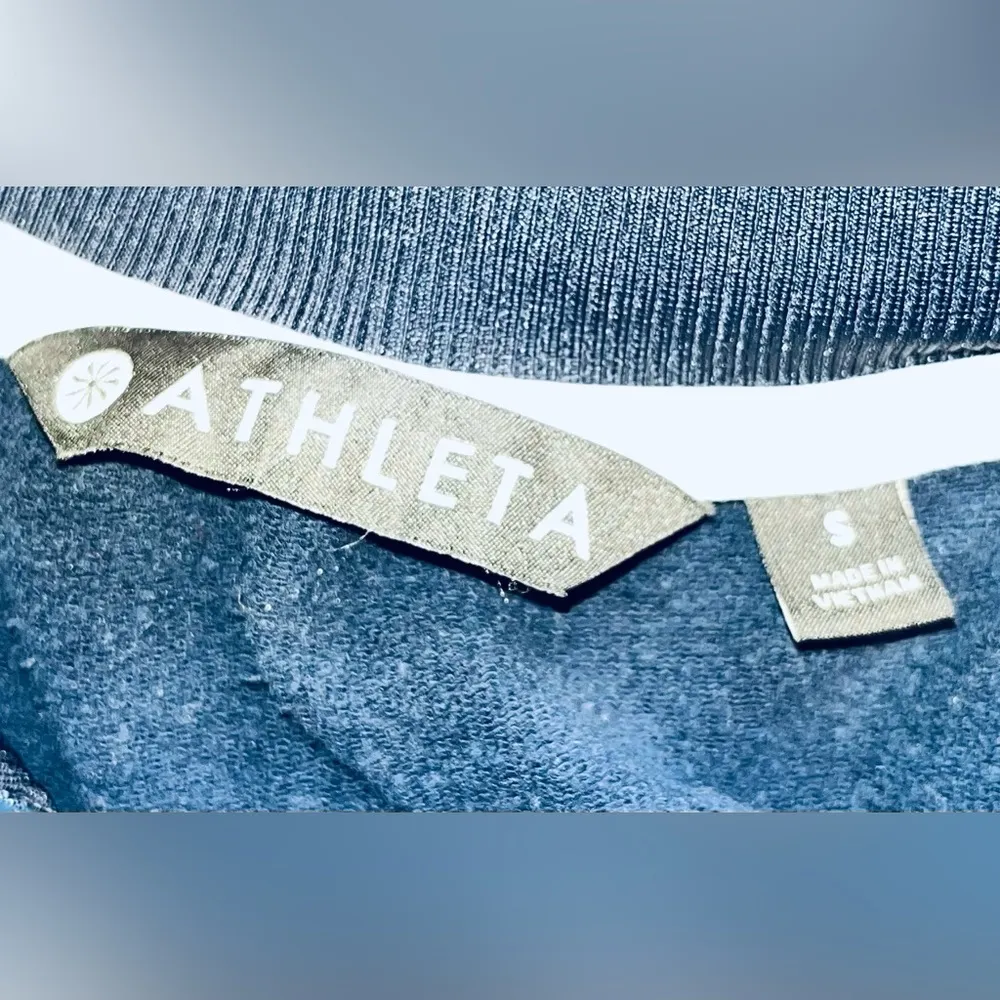 ATHLETA Track Sweatshirt Dress sz S - Image 4