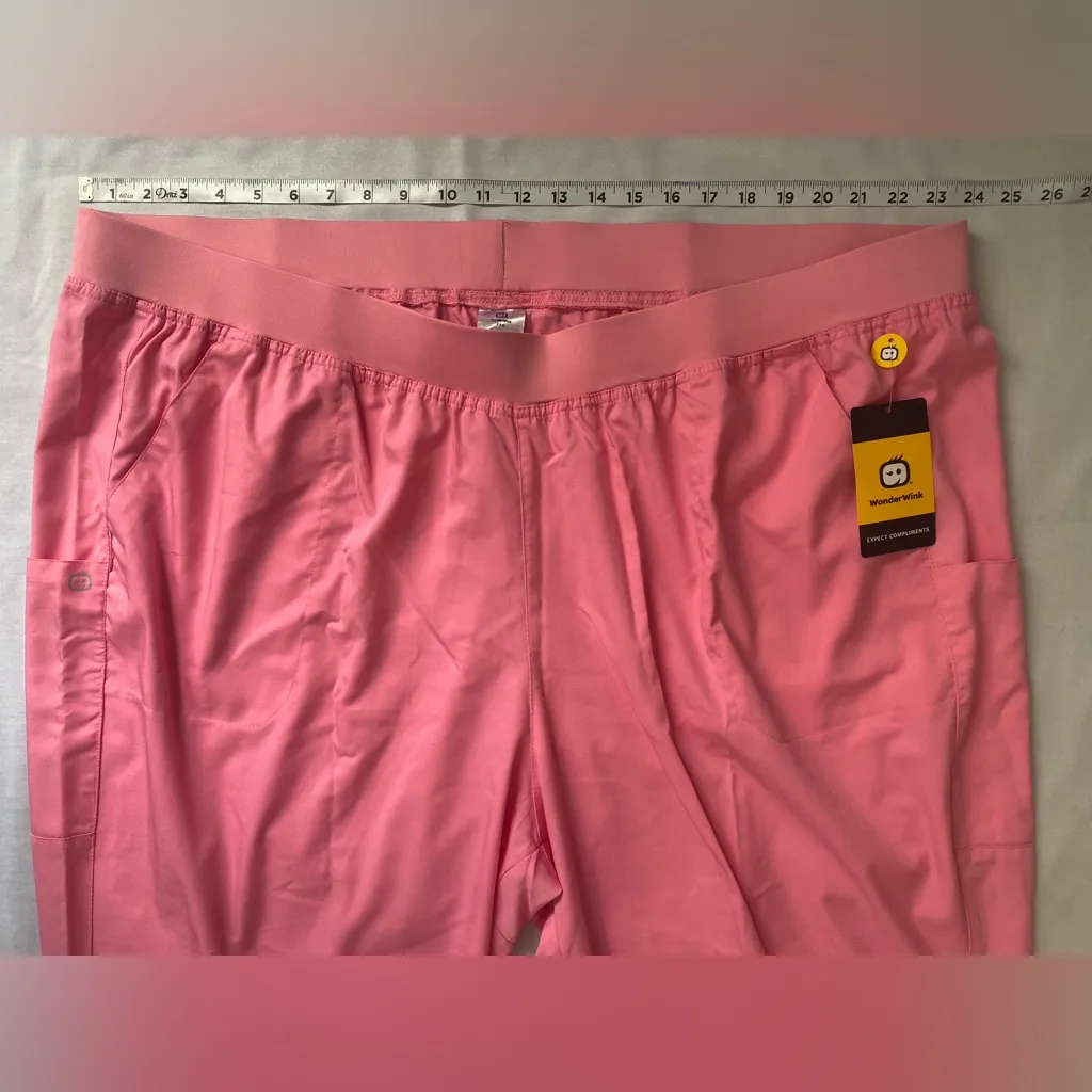 Wonder Wink True-Plus Fit Pink Scrub Pants‎ 
Size 5XL - Image 3
