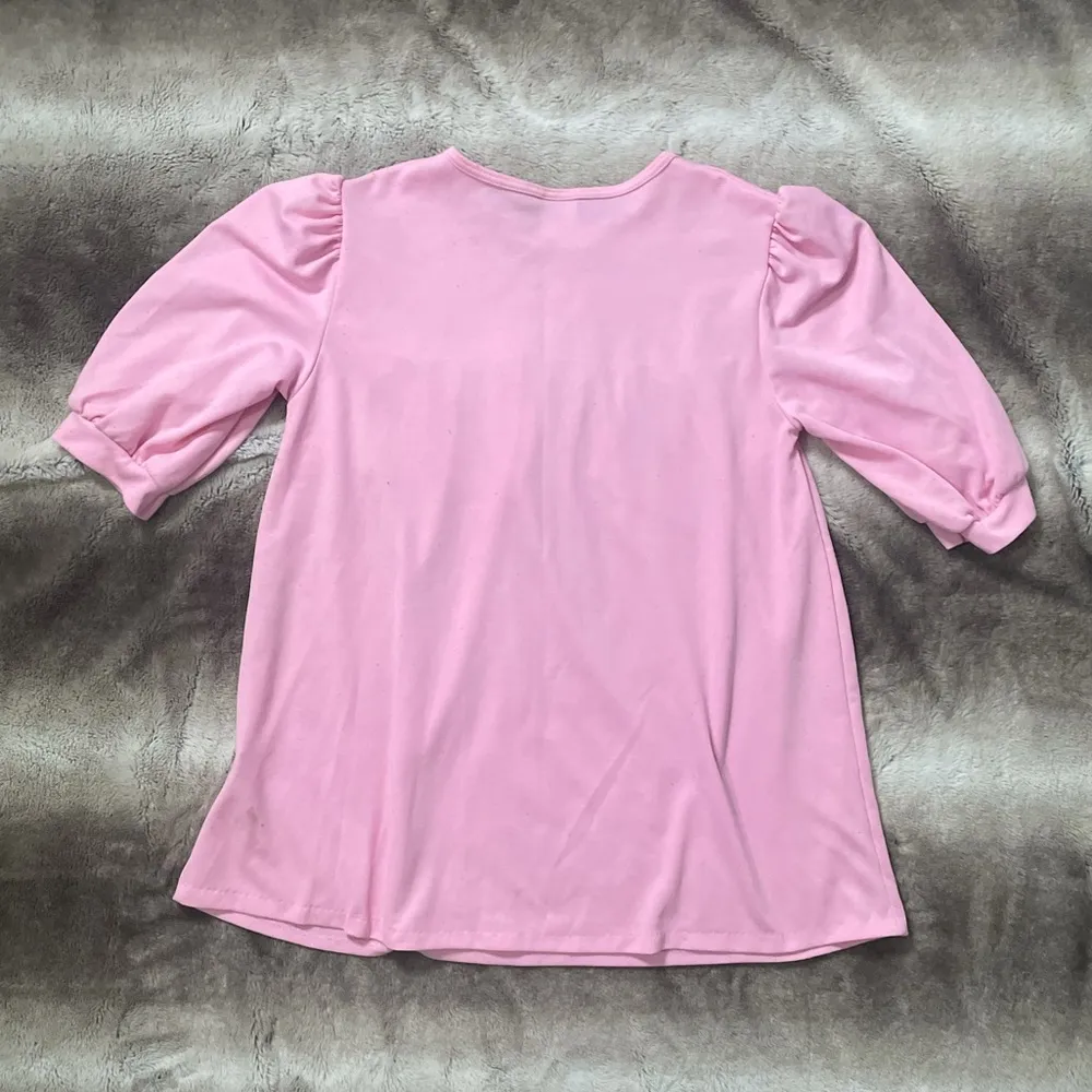 Land n’ Sea Vintage Babydoll Top Pink Size Small - Image 2