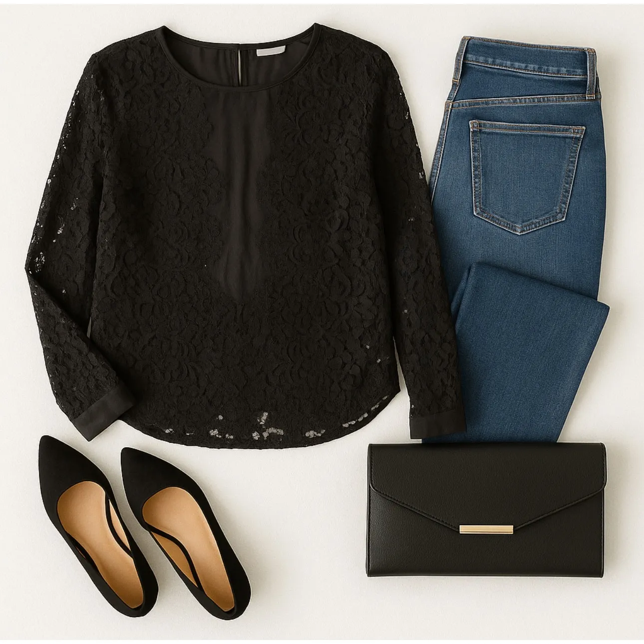 Rebecca Taylor Blouse Black Lace Sheer Top Medium Gothic Dark Romantic Feminine - Image 10