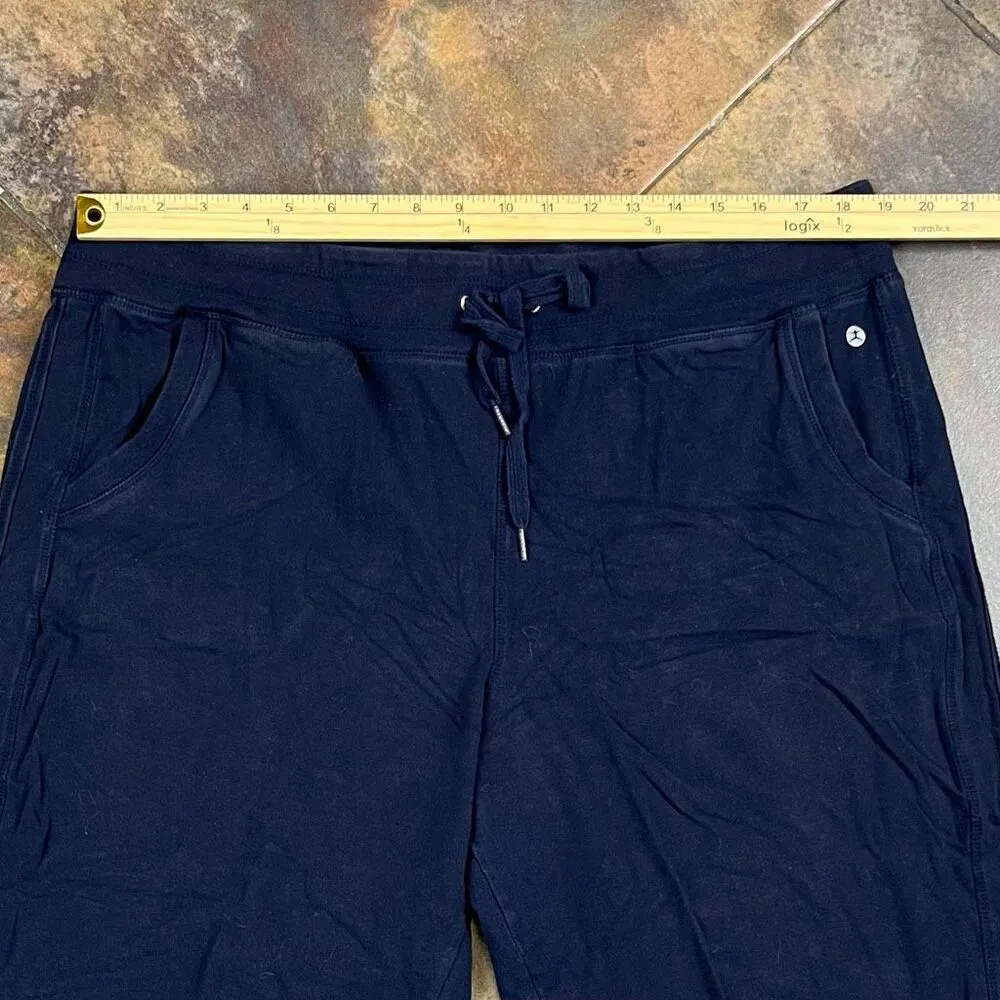 Danskin Navy Blue Cropped Active Pants 2X - Image 3
