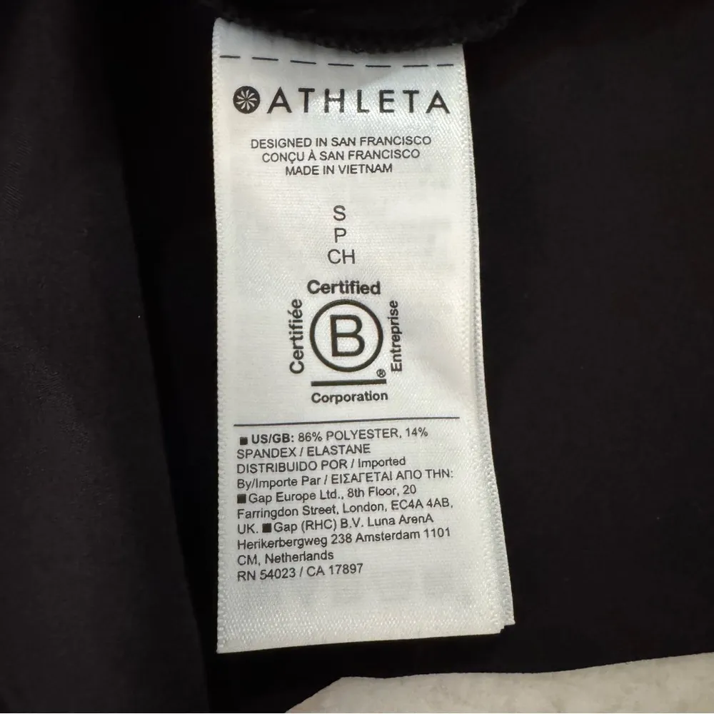 Athleta Activewear Black Savannah Strap Tennis Dress, Sleeveless V-Neck, Small - Image 5