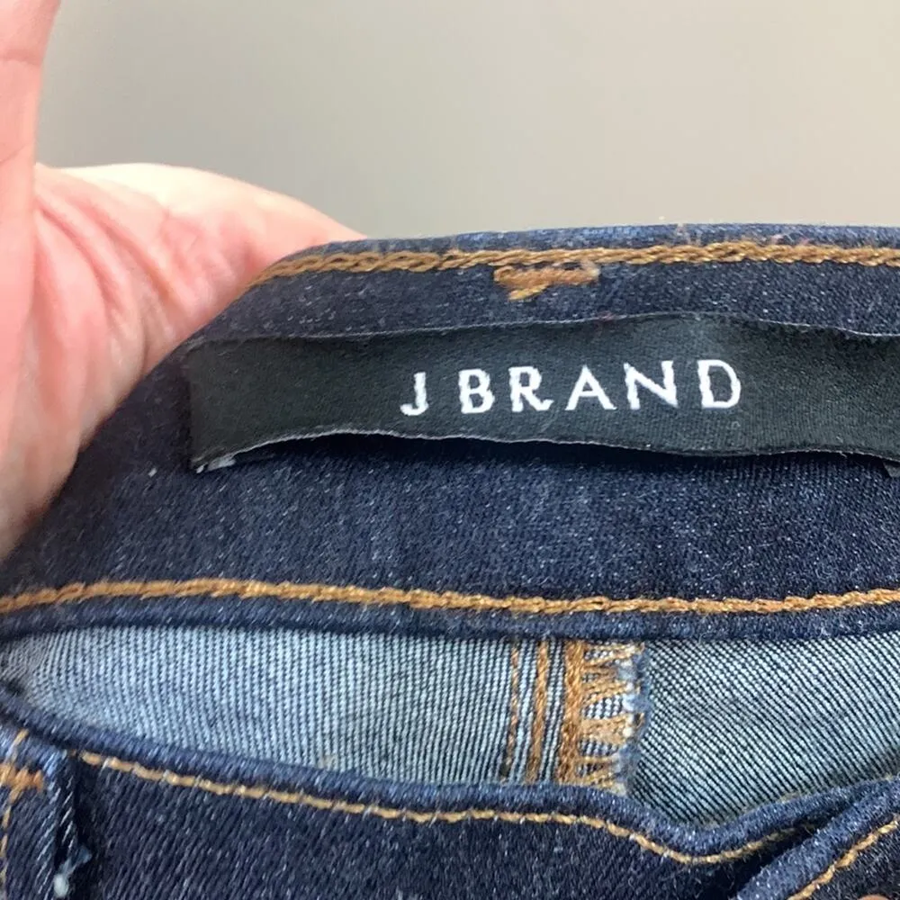 J Brand Maria Dark Wash Skinny Jeans in Starless - Image 2