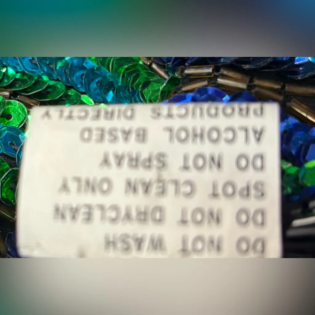 Stenay 12Petite Exquisite Silk Black Beaded Mini Dress Size 12P - Image 12