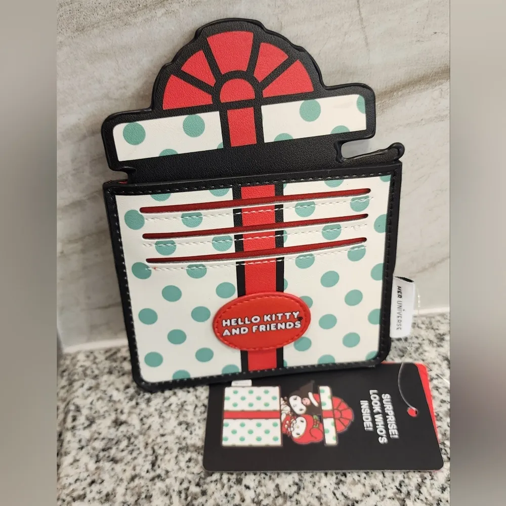 NWT Her Universe My Melody & Kuromi Holiday Gift Peeking Cardholder Hello Kitty - Image 4
