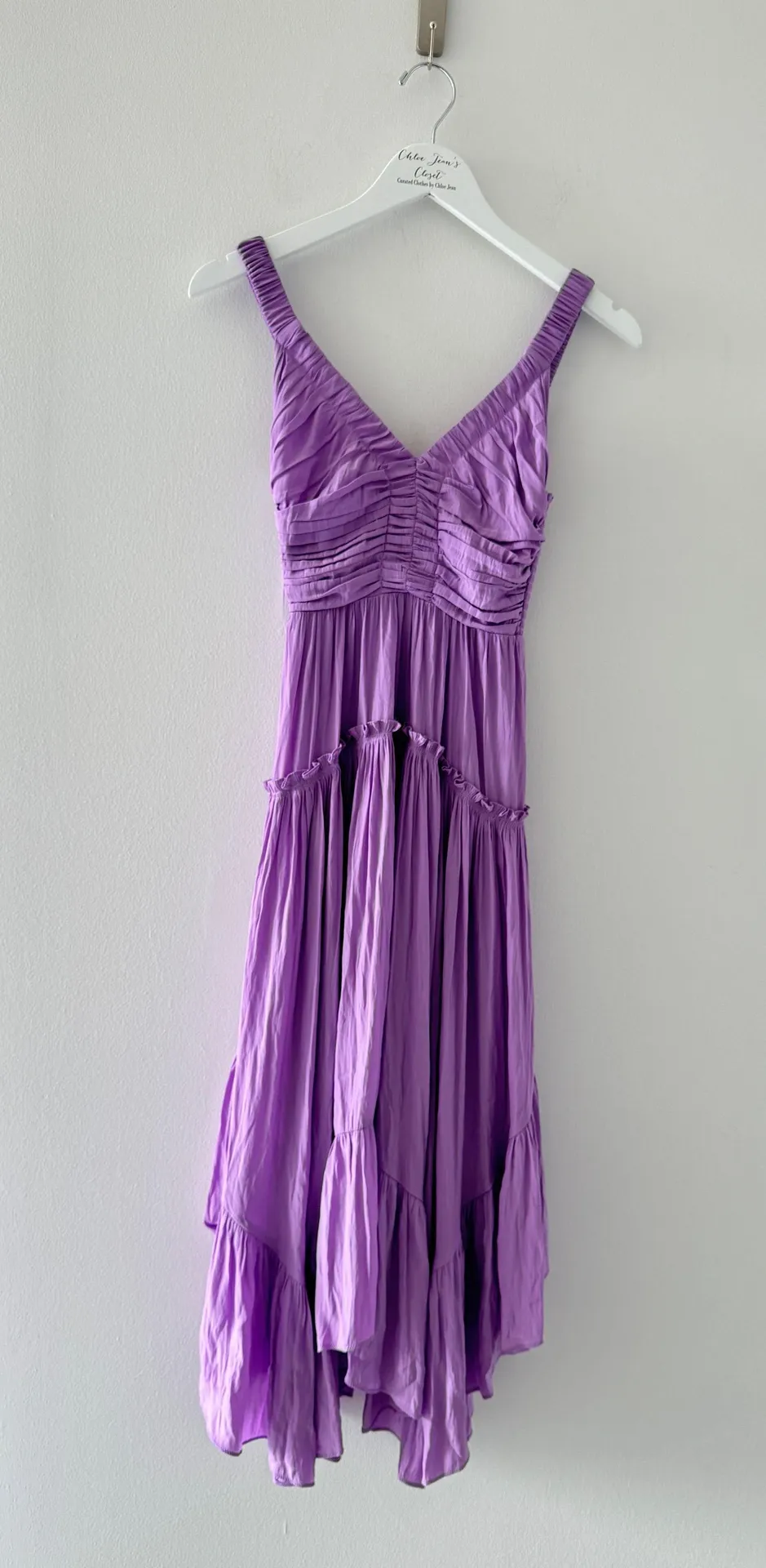 Cleo Purple Dress - Image 4