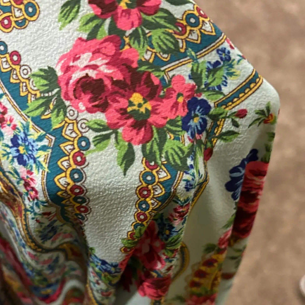 Umgee  Multicolor Patterned Kimono swimsuit coverup - Image 5