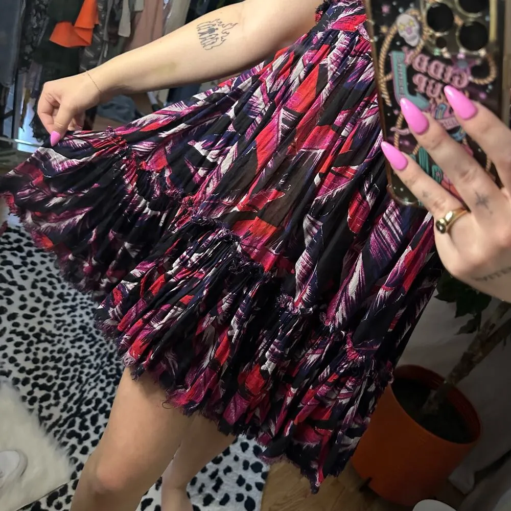 Free People 100 Degree Mini Dress Purple Size Small - Image 5