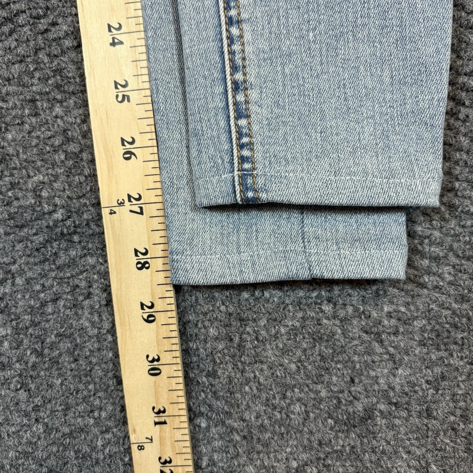 Rag & Bone Light Blue Wash Ankle Skinny Cropped Jeans Womens 26 - Image 7