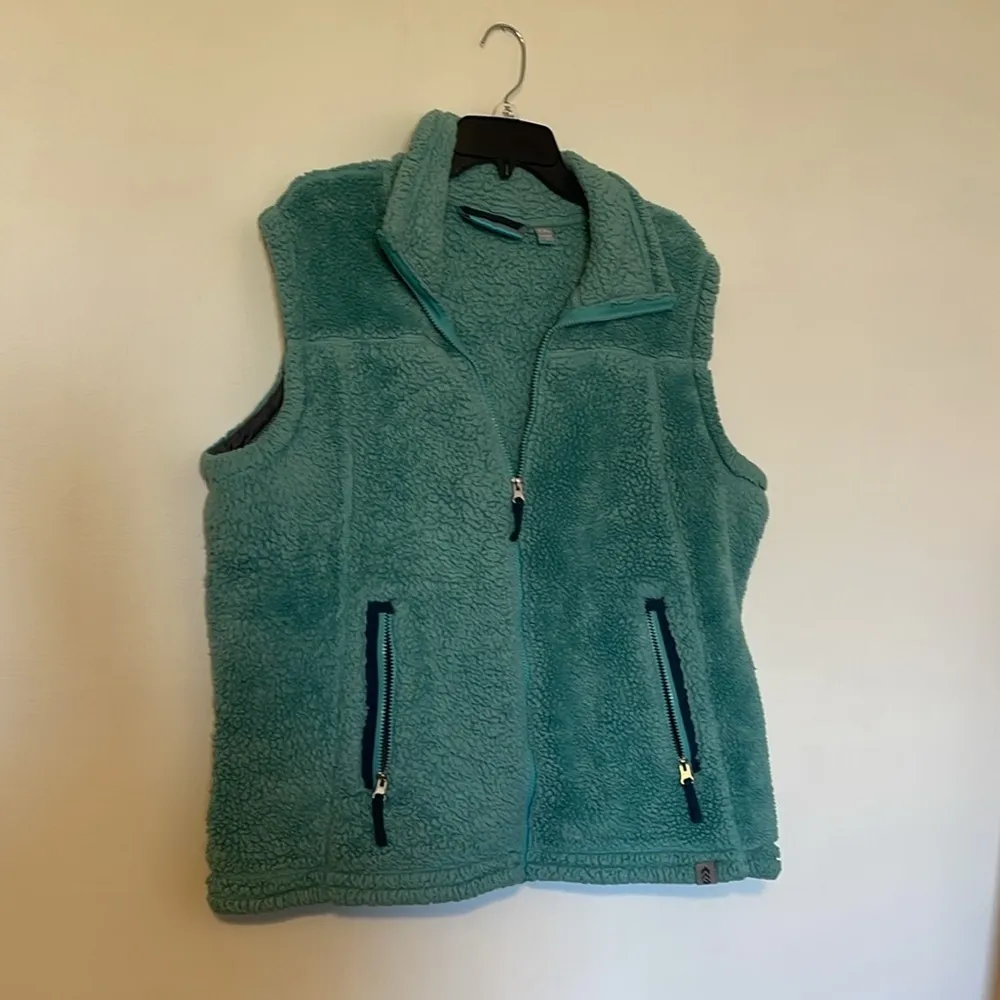 Free Country Full Zip Fleece Blue Vest xxl - Image 3