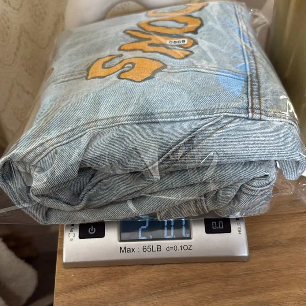 222 Maroon 5 Denim Tour Trucker Jacket Blue Size M - Image 7