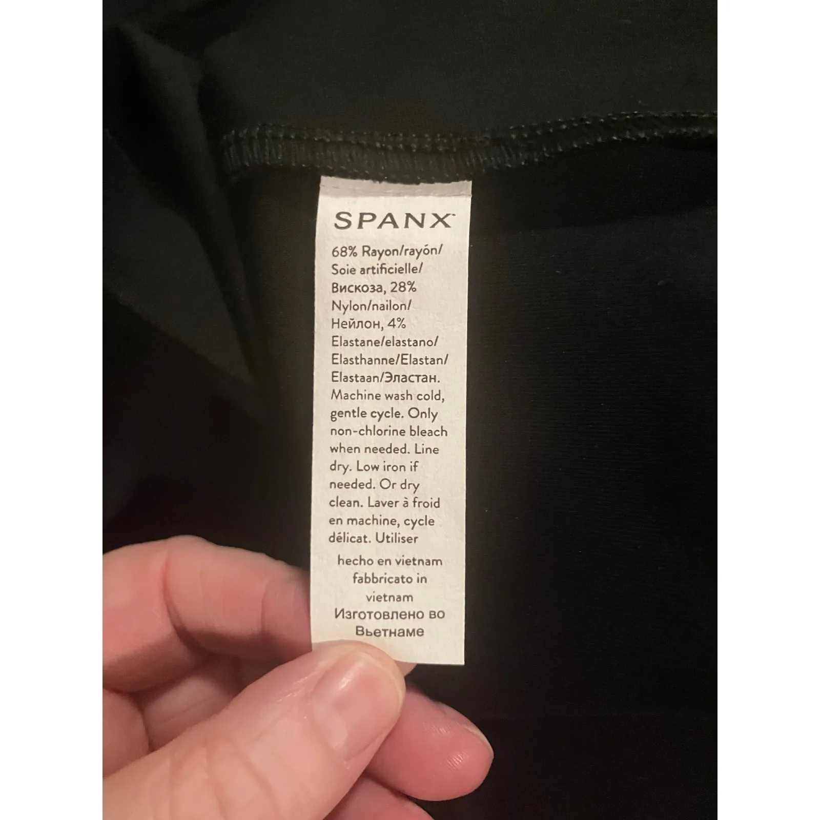 Spanx  NWT Black A-line Perfect Shift Stretch Dress-Medium - Image 11