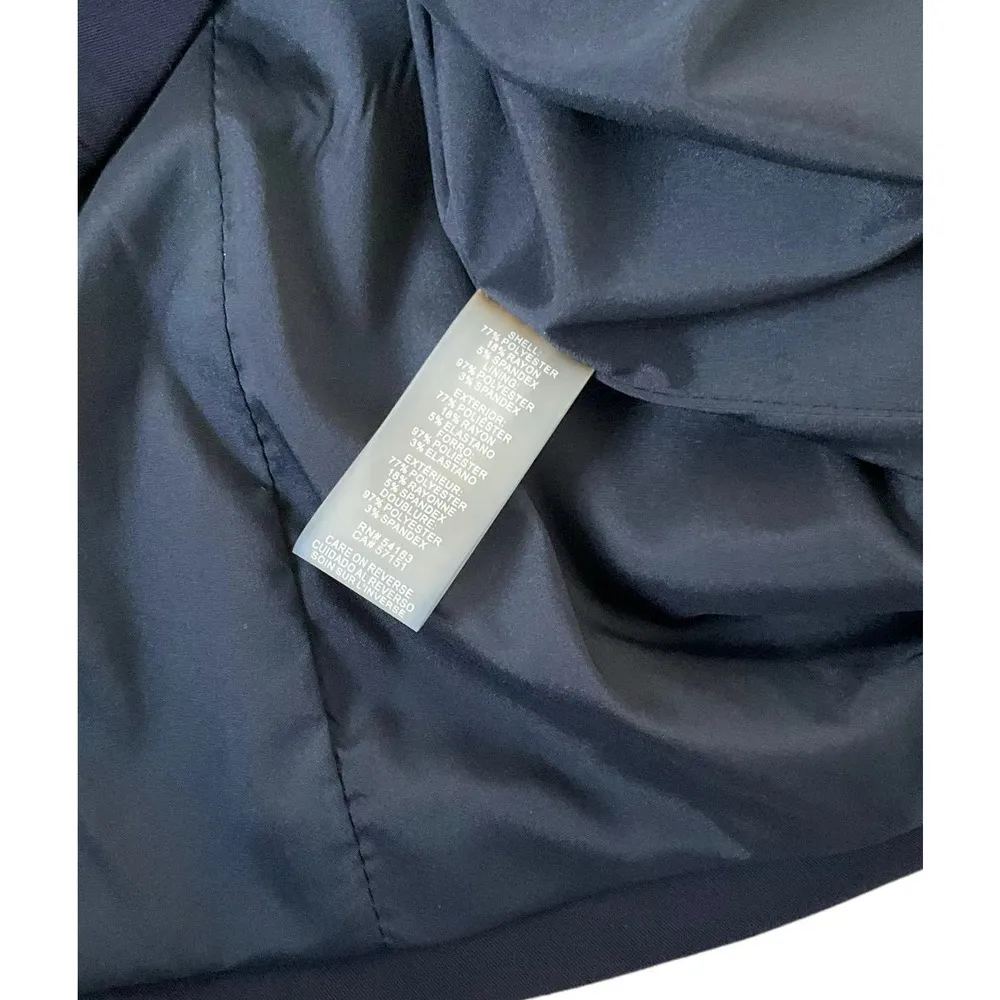 Tommy Hilfiger Blue Full Zip Blazer Size M (36-2) - Image 5