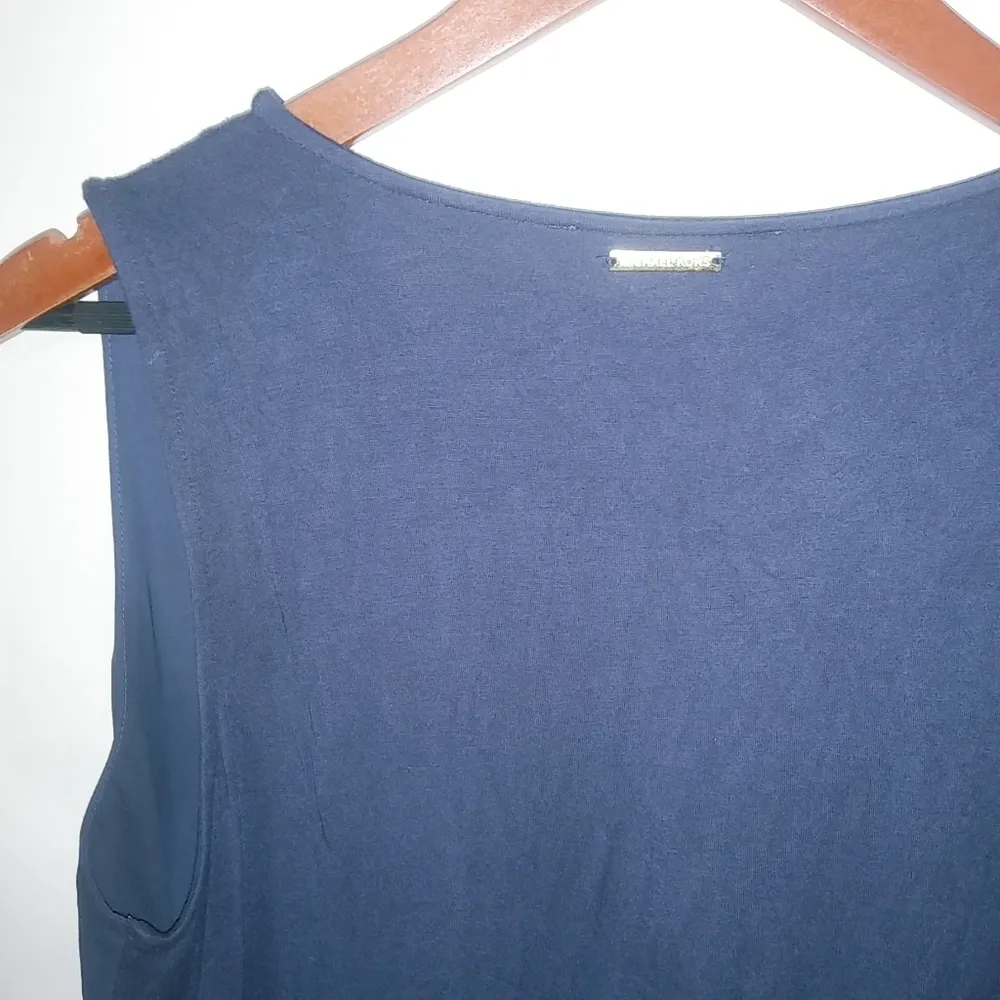 Michael Kors L Navy Sleeveless Top - Image 8