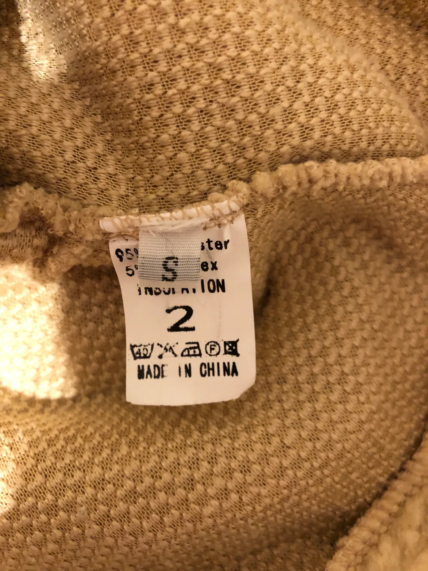 Sherpa Teddy Jacket Tan - Image 5