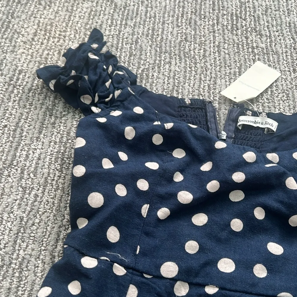 NWT Abercrombie & Fitch Polka Dot Dress Mini Dress - Image 6