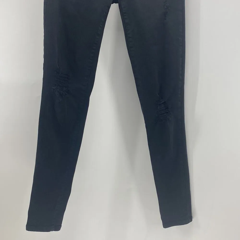 American Eagle black super stretch X jegging minimalist neutral wardrobe basic - Image 3