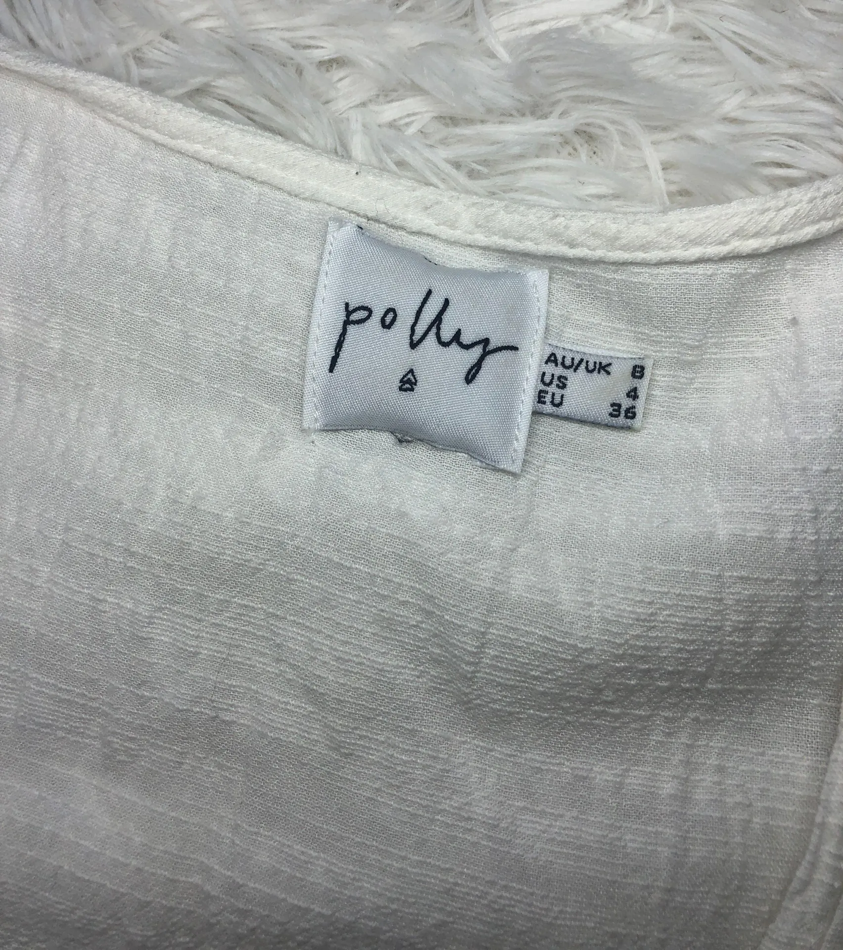 Princess Polly White Wrap Tie Dress - Image 3