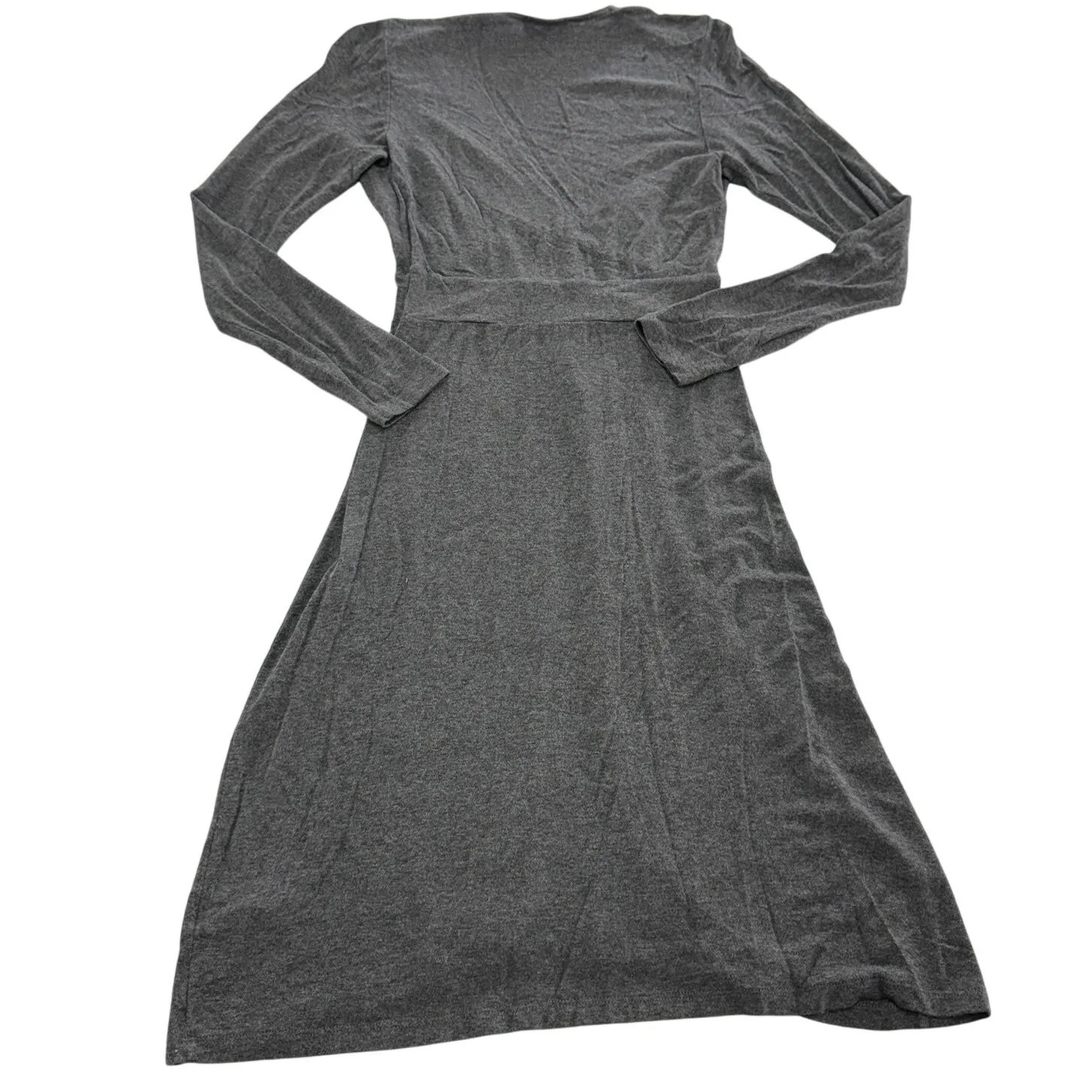 Veronica M Dress Womens Extra Small Gray‎ Long Sleeve V Neck Stretch Knit USA Gray Size XS - Image 2