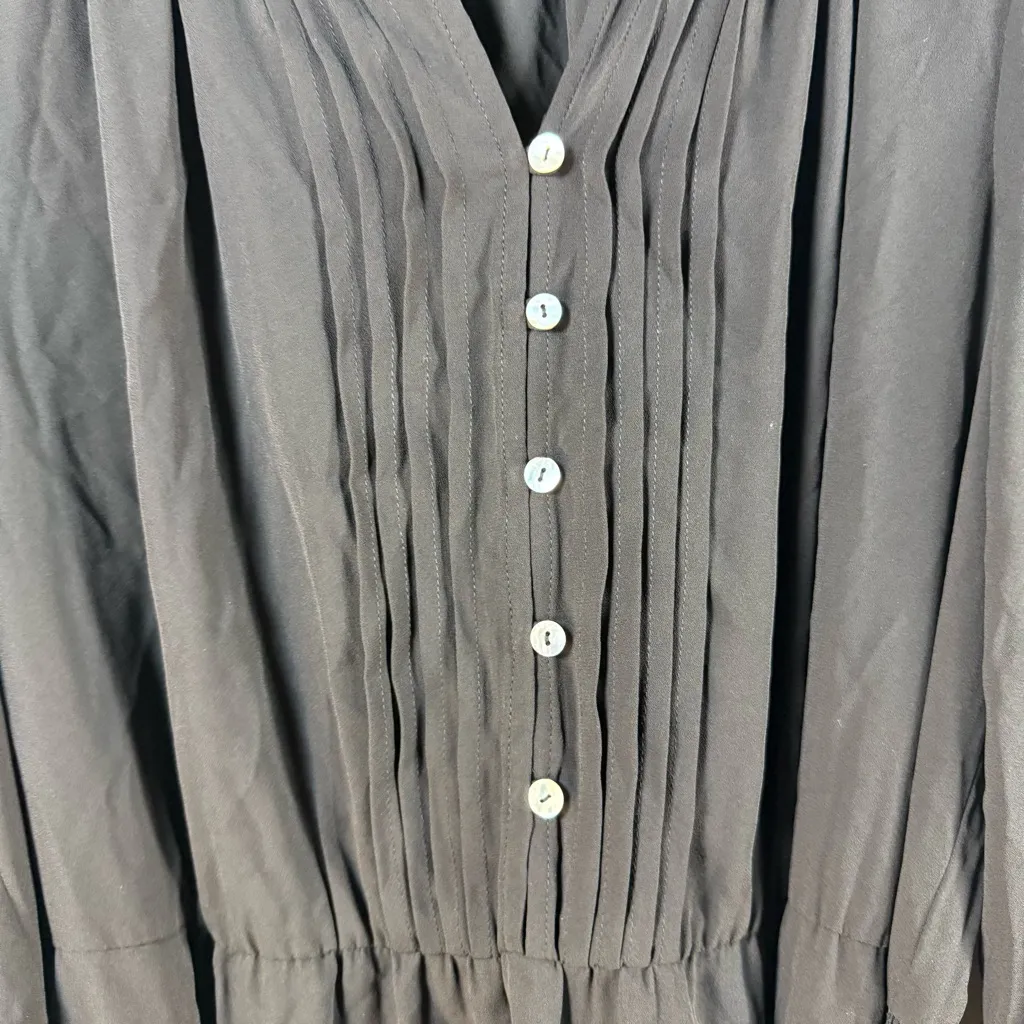 Daniel Rainn  Elegant Black Button-Down Dress SZ:XL - Image 3