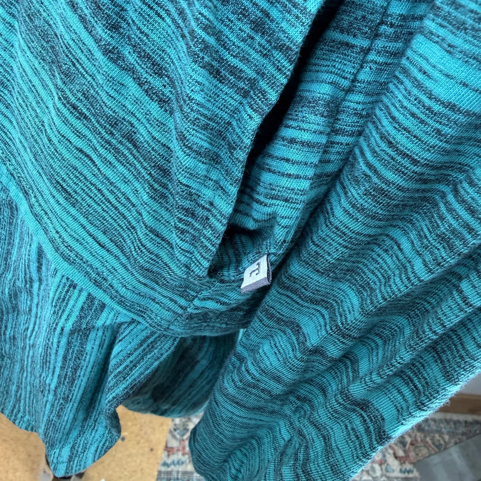 Toad&Co Women's Green Striped Imogen Tunic Shirt Size Medium - Image 8