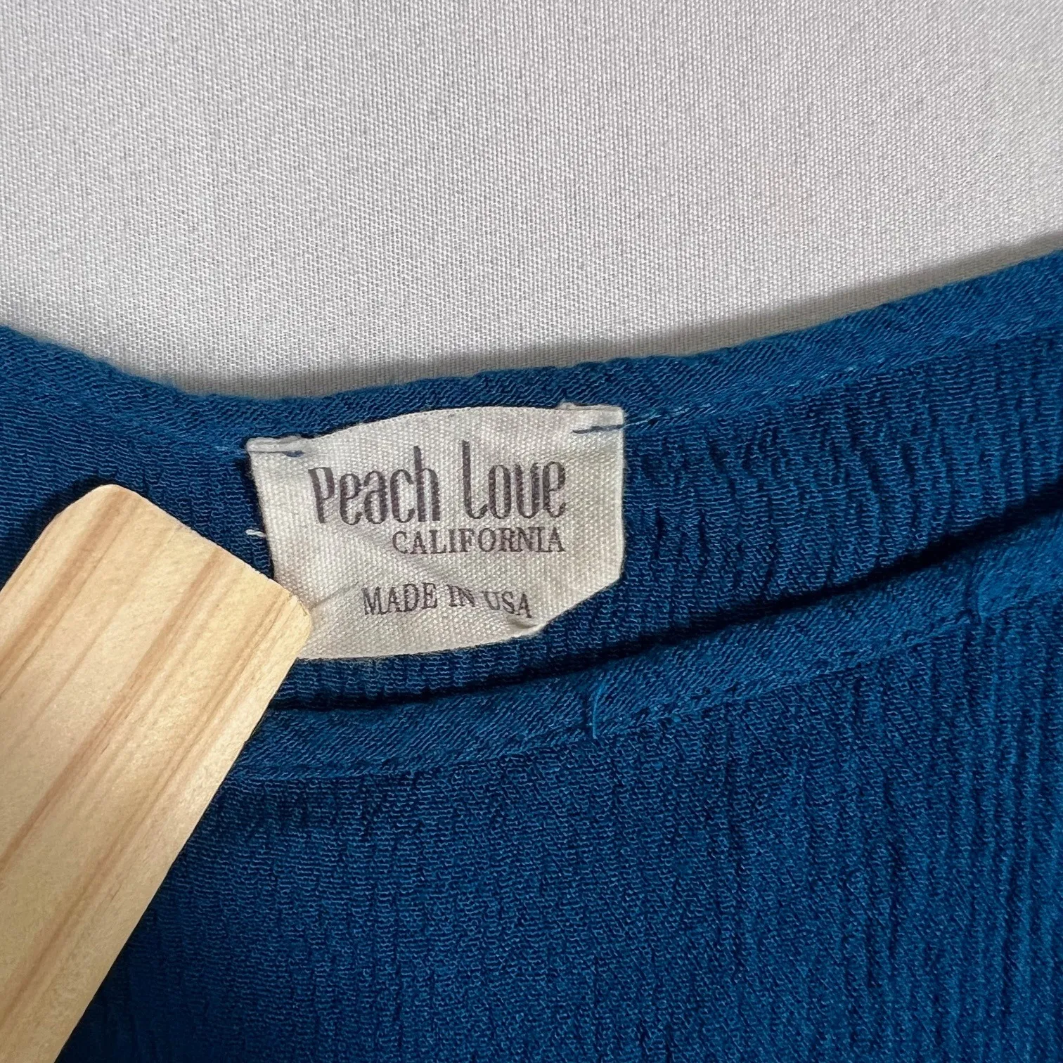 Peach Love California Size Small Blue Maxi Dress Sleeveless‎ Casual Sundress - Image 6