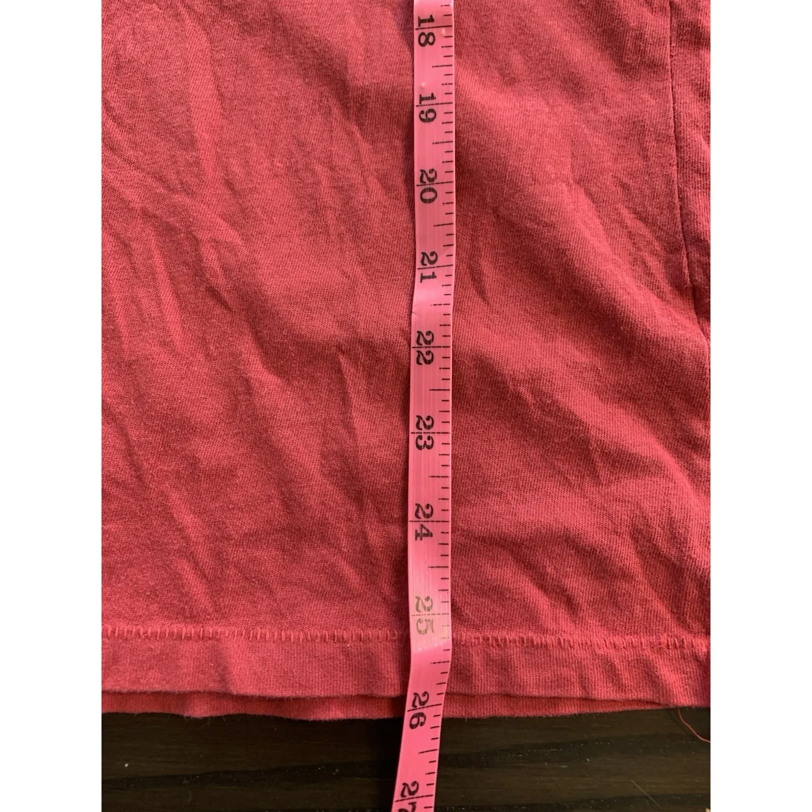 Vtg Y2K Aeropostale NYC‎ T Shirt Womens Size XL Retro Red Distressed Cap Sleeve - Image 10