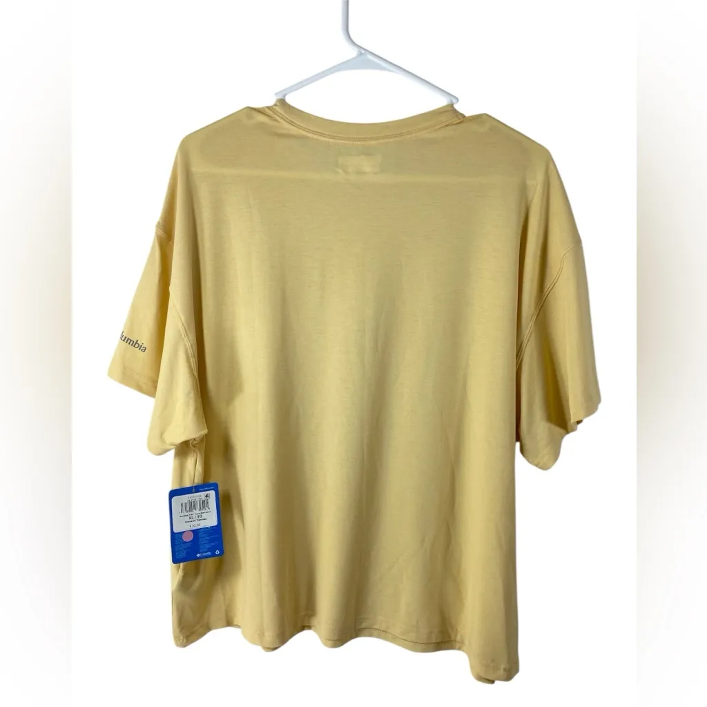 Columbia Women’s XL Sunkissed (yellow) Sporty short sleeve boundless tee shirt - Image 2