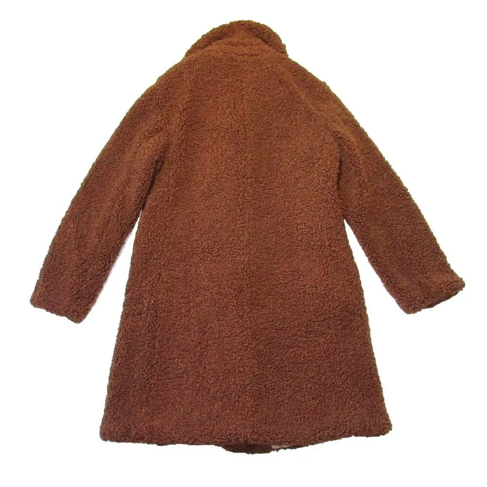 NWT J.Crew Teddy Sherpa Lady Coat in Appalachian Brown Cozy Furry Jacket S - Image 5
