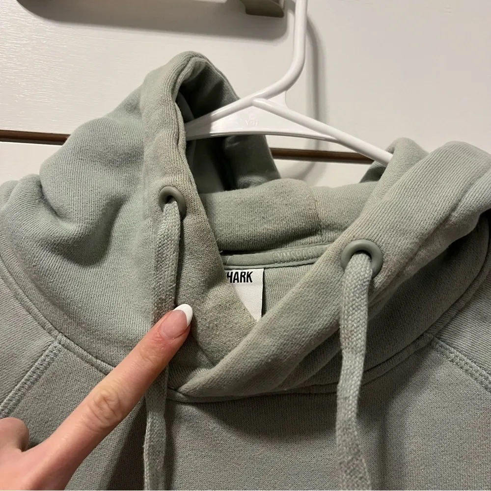 Gymshark Pale Green Hoodie - Image 6