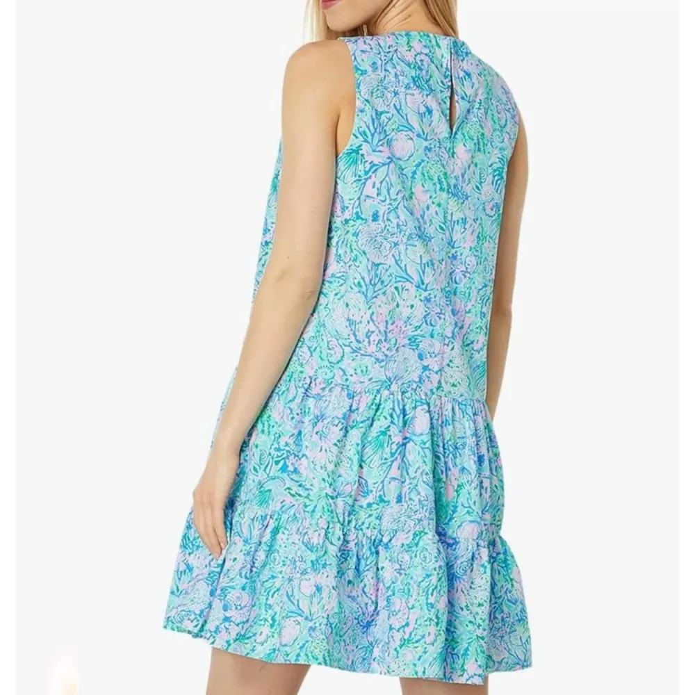 Lilly Pulitzer 100% cotton Surf Blue Soleil It on Me mini dress NEW - Image 2