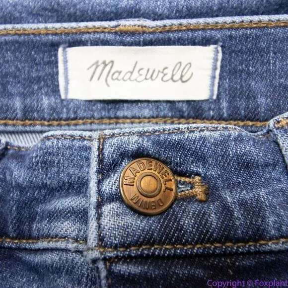 Madewell Petite 10" High-Rise Skinny Jeans in Wendover‎ Wash, 27P - Image 12