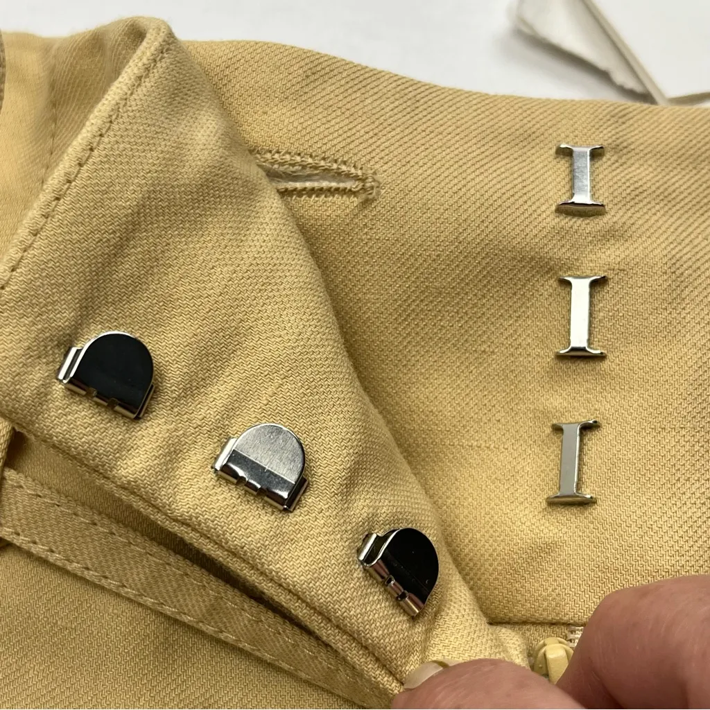 Brunello Cucinelli Beige Viscose Linen Blend Pant High Waist Womens Size 4 NEW‎ - Image 11