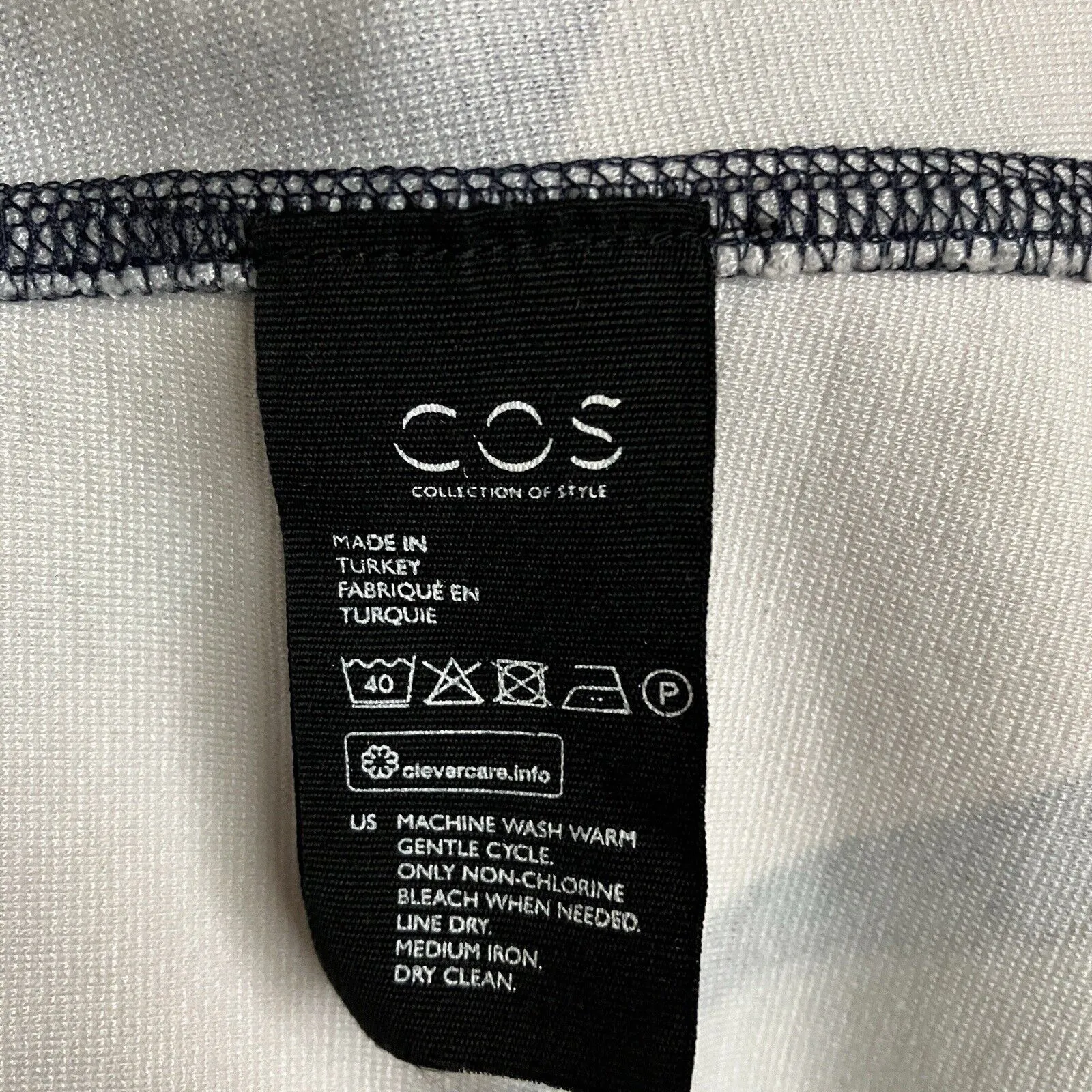 COS Top Womens Small Mock Neck Long Sleeve Pullover Colorblock - Image 7