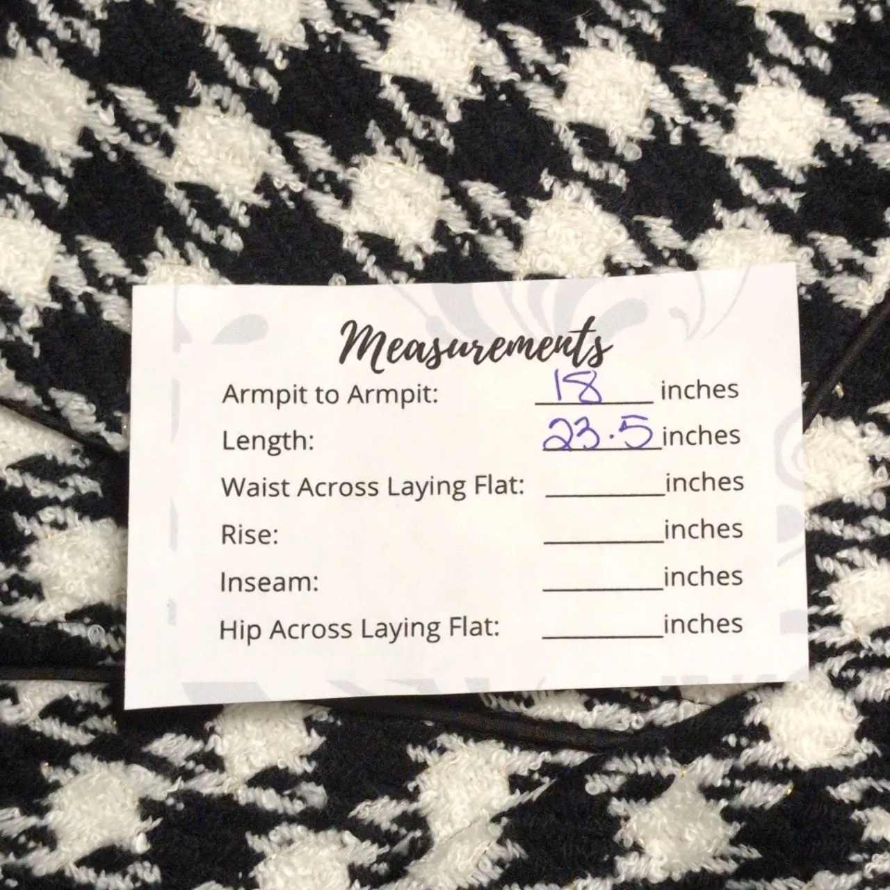 Cache Black White Houndstooth Metallic Collared Tailored Blazer Jacket 6 - Image 12