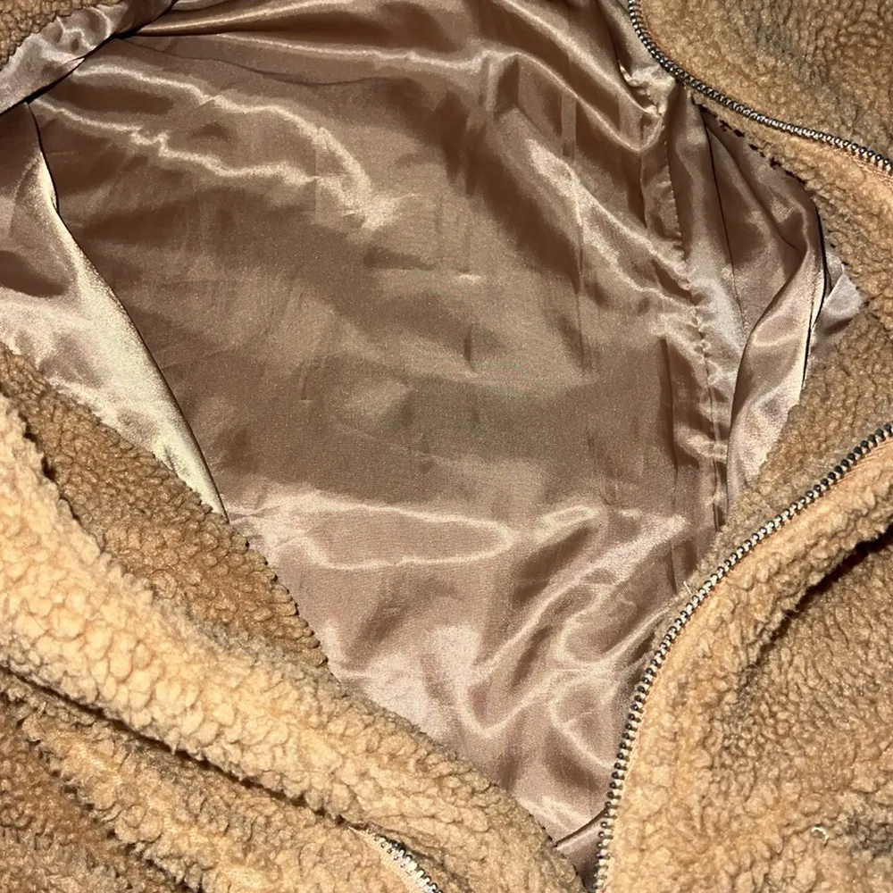 SheIn Tan teddy bear jacket - Image 6