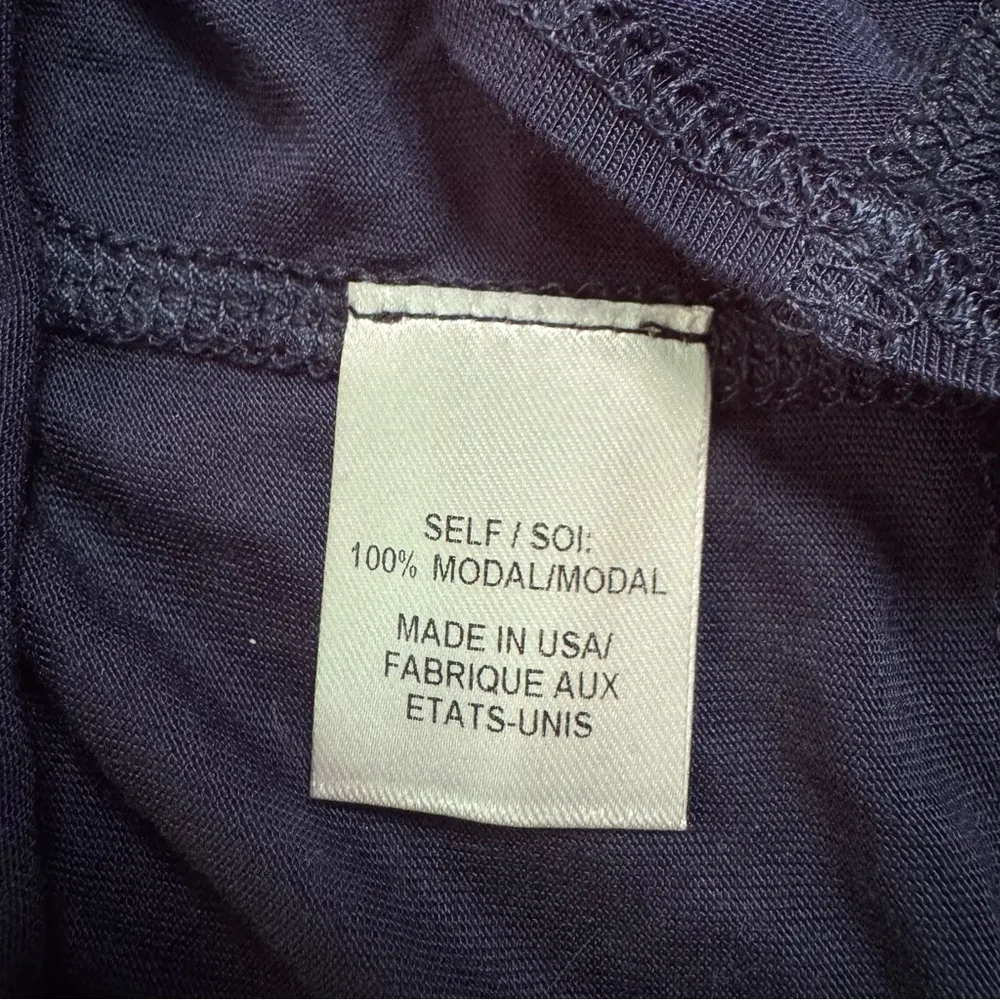 Haute Hippie Navy Blue Pajama Sleep Short Lot Elastic Waist Soft Modal Size M - Image 4