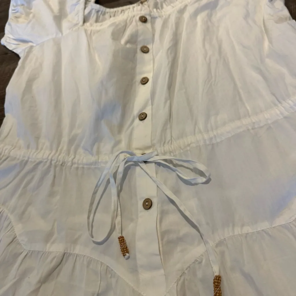 Free People A Sight For Sore Eyes White Romper - Image 6