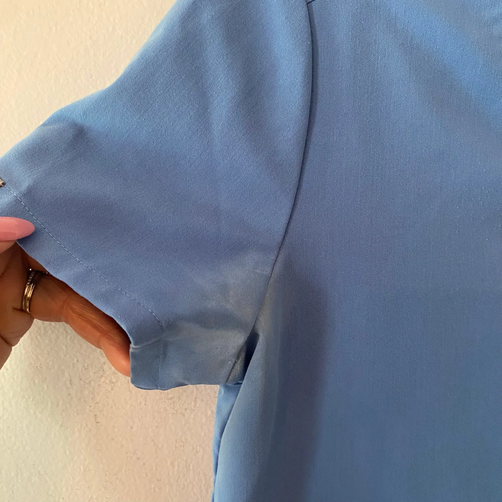 FIGS Casma Scrub Top Ceil Blue Medical Uniform Nurse Doctor Women's size XS - Image 9