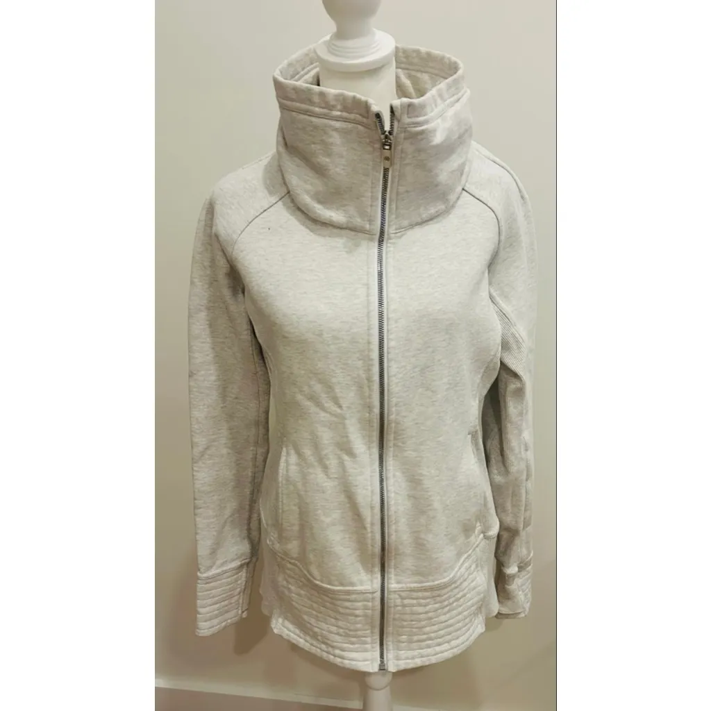 Lululemon Radiant Jacket Full
Zip Heathered gray Size 8 - Image 8