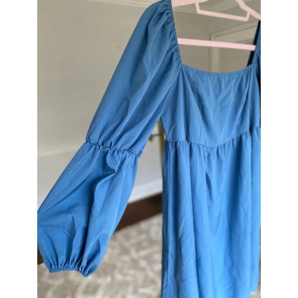 Square Neck Dress Cottagecore Puff Romantic Boho Coquette Babydoll Castlecore - Image 5