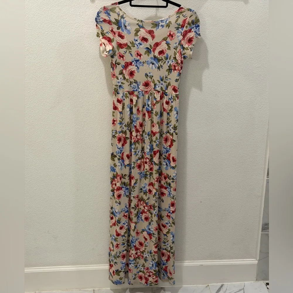 Chris & Carol Boutique Floral Maxi Dress Size Small NWT - Image 8