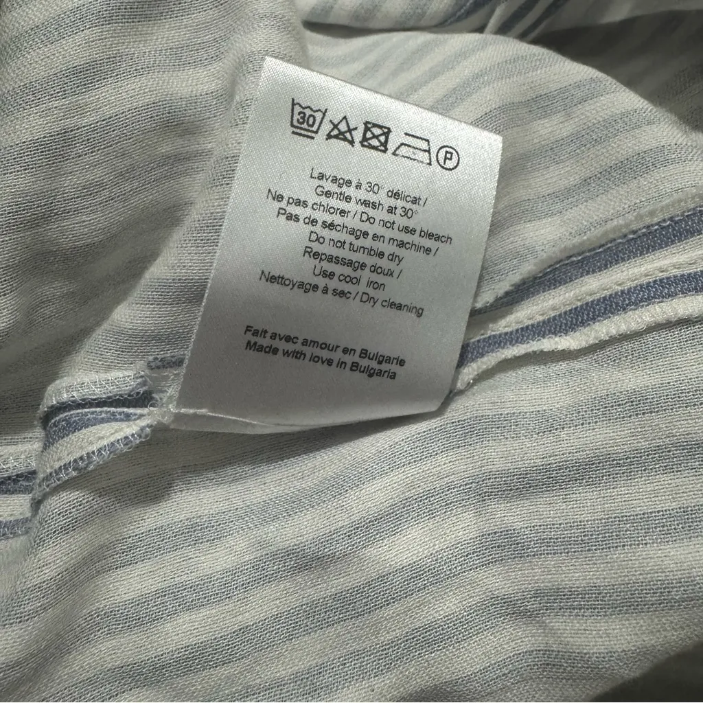 Sezane Strada Top in Blue Ecru - Image 6