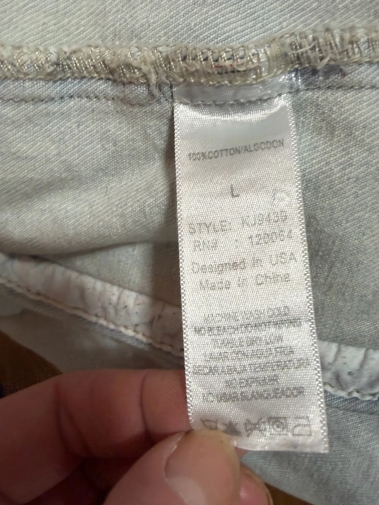 Mono B Distressed Denim Jacket Size Large.  - Image 4