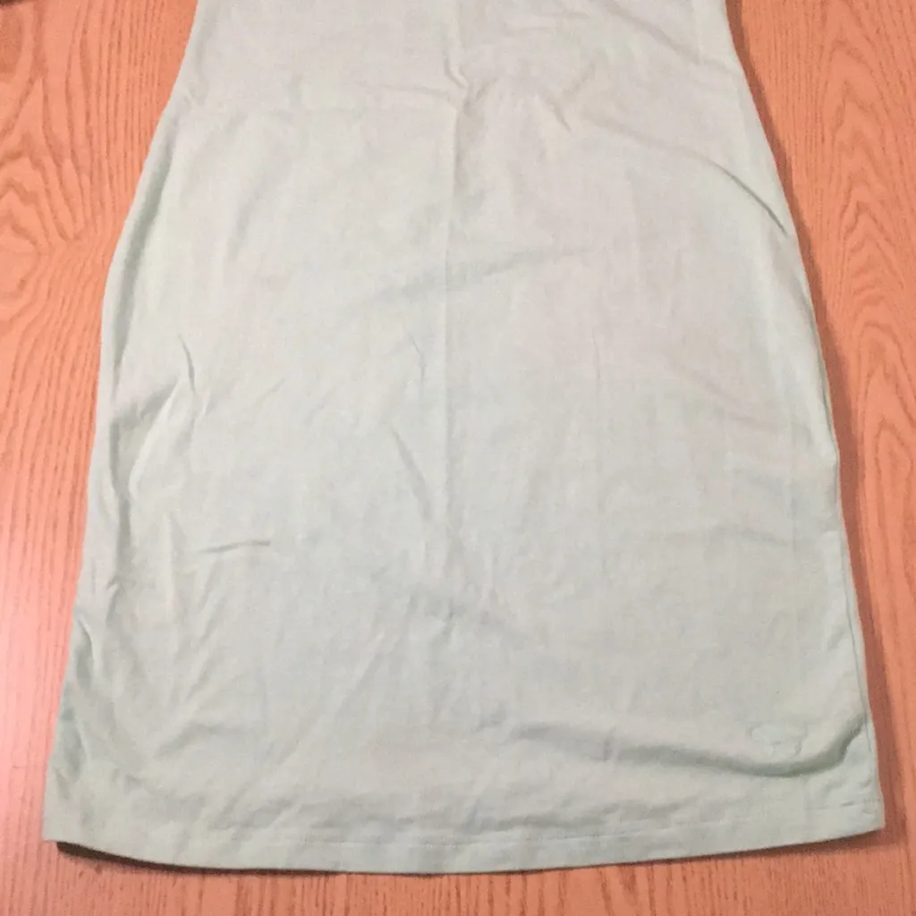 B74 Womens PINK Victoria’s Secret Cotton Tank Dress light Mint Size Xs/Small - Image 3