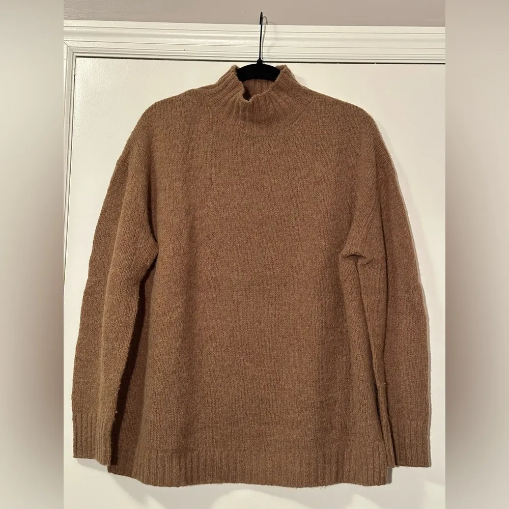 Jenni Kayne Alpaca Mock Neck Pullover Sweater size large - Image 2