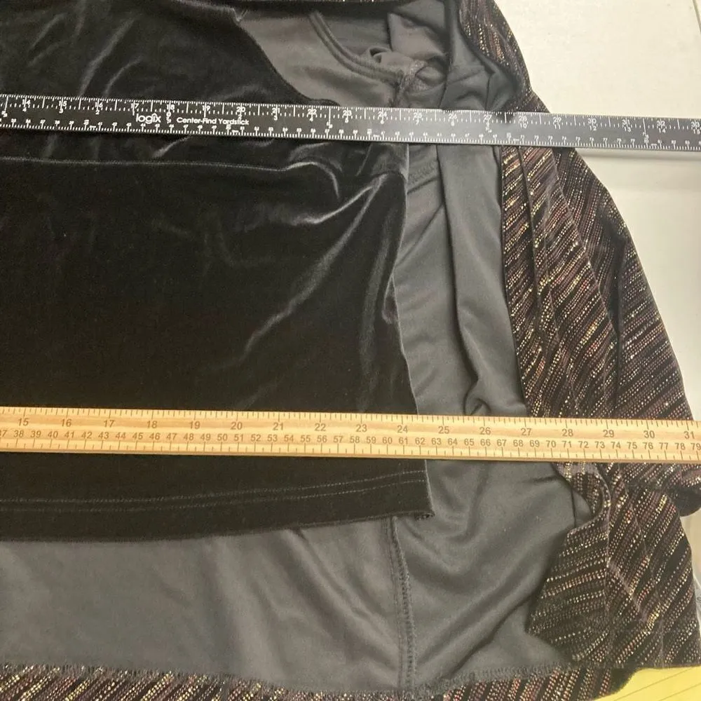 R&K ORIGINALS woman Sparkly Top & Jacket combined Black & Brown Size 16W - Image 9